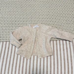 ZARA beige baby girl sweater 9-12m